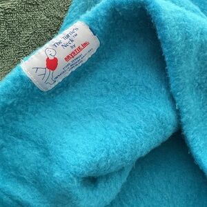 Turtle Fleece Neck Warmer Bright Blue